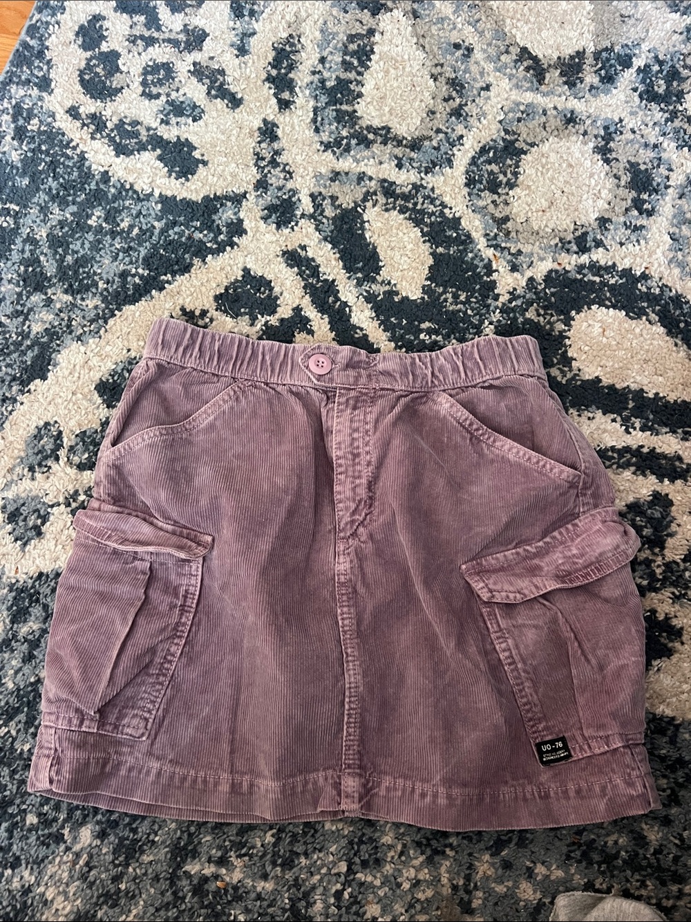 BDG Corduroy Mini Skirt in Dusty Lavender